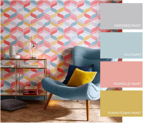 Trendy tricks to mix Wallpapers and Wall Plasters seamlessly in your room